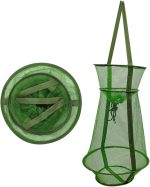 Foldable Fish Cage/Fishing Net/Fish Basket/Fish Pocket Shrimp Basket for Bait Crayfish Fish Crab Fish Shrimp,Foldable Fishing Mesh Trap