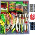 275-Piece Fishing Lure Kit - Frogs, Spoons, Grasshoppers - for Bass, Trout, Salmon
