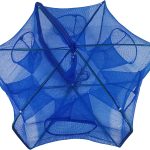 Foldable Bait Trap Fishing Net - Hand Cast Cage for Catching Fish Shrimp Crab Crawfish