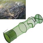 Collapsible Fishing Net Cage, Fishing Cage Basket,Portable Scratch Prevention Floating Wire Fishing Basket for Fishing Accessories - Image 2